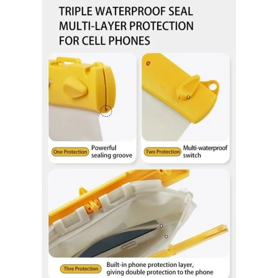 Naturehike Diving Series Multifunctional Waterproof Bag - Napoli Yellow (2.6L)